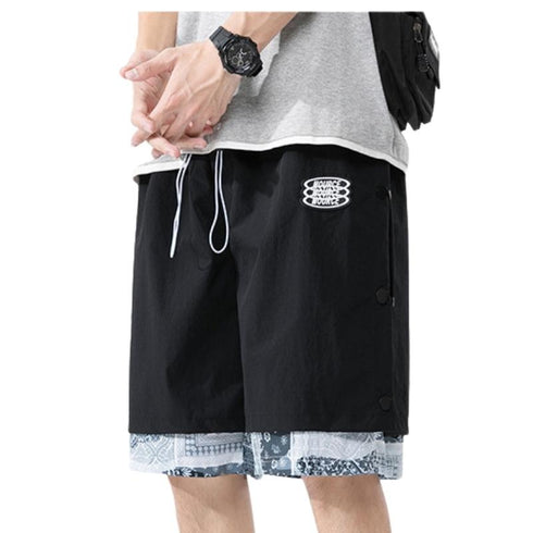 Fashion Men's Outdoor Leisure Sports Shorts with Drawstring