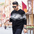 Fashion Men's Stylish Knitted Pullover Plus Size Sweater