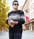 Fashion Men's Stylish Knitted Pullover Plus Size Sweater