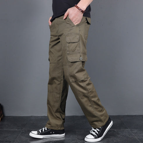 Fashion Mens Joggers Classic Fit Outdoor Cargo Pants