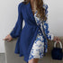 Fashion Trend Women's Long Sleeve V Neck Dresses