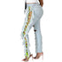 Fashion Women's Fringed Ripped Pencil Pants Jeans