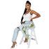 Fashion Women's Fringed Ripped Pencil Pants Jeans