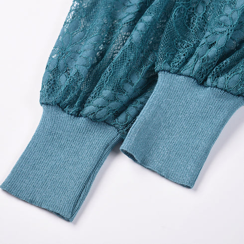 Fashion Women's Hip Wrap V Neck Sweater Dress