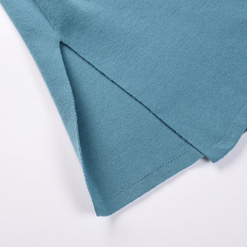 Fashion Women's Hip Wrap V Neck Sweater Dress