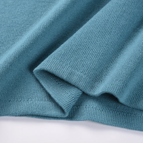 Fashion Women's Hip Wrap V Neck Sweater Dress