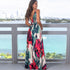 Fashion Women's Printed Strap Long Beach Dress