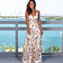 Fashion Women's Printed Strap Long Beach Dress