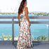 Fashion Women's Printed Strap Long Beach Dress