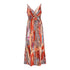Fashion Women's Printed Strap Long Beach Dress