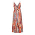 Fashion Women's Printed Strap Long Beach Dress