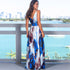Fashion Women's Printed Strap Long Beach Dress