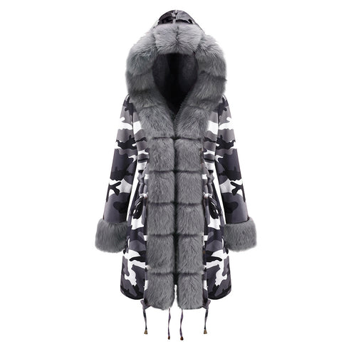 Fashion Women's Warm Faux Fur Long Coats