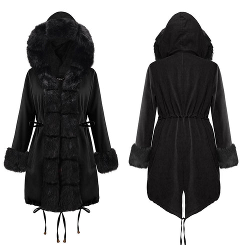 Fashion Women's Warm Faux Fur Long Coats