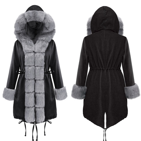 Fashion Women's Warm Faux Fur Long Coats