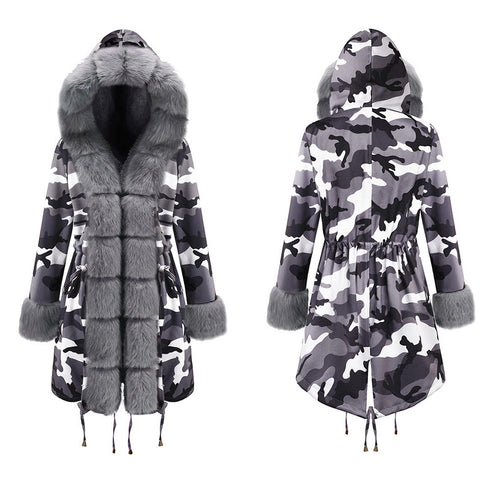 Fashion Women's Warm Faux Fur Long Coats