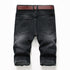 Fashionable Men's Ripped Jeans Shorts Mid Waist Men's Jean Shorts
