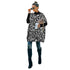 Fashionable Printed Turtleneck Sweater Women's Loose Knit