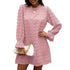 Fashionable Women's Bubble Long Sleeve Chiffon Dress