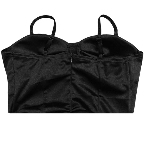 Fashionable Women's Spaghetti Strap Bodycon Slit Dresses