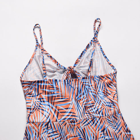 Fit Slim Slit Back Strap Long Dress for Women