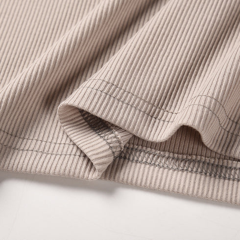 Fit Slim Women's Hip Wrap Long Sleeve Dress