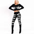 Halloween Party Women's Printed Two Piece Outfits