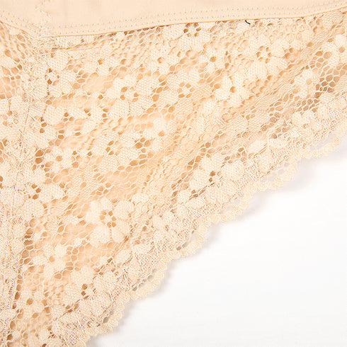 High Waist Tummy Control Butt Lifters Lace Panties for Women