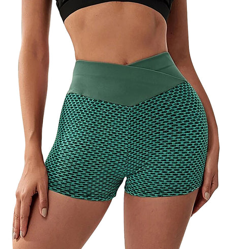 High Waisted Lift the Hips Yoga Fitness Shorts for Women