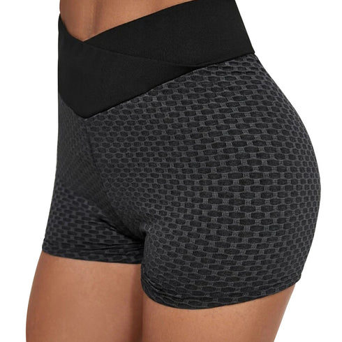 High Waisted Lift the Hips Yoga Fitness Shorts for Women