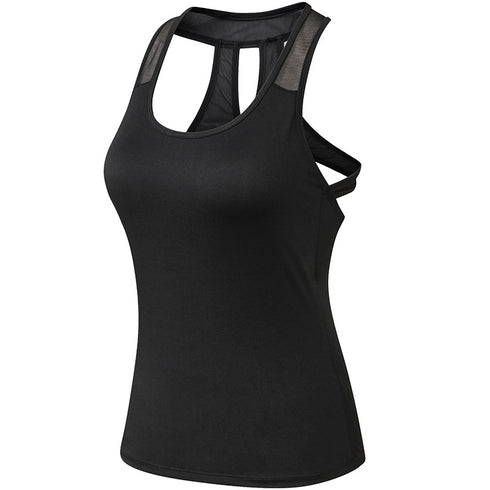 Hollow Out Women's Breathable Running Quick Dry Tank
