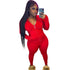 Hooded Zip Up Sportswear Women's Two Piece Outfits