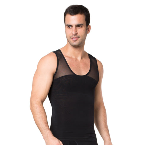 Hot Sale Men's Compression Mesh Body Shaper Thin Tank