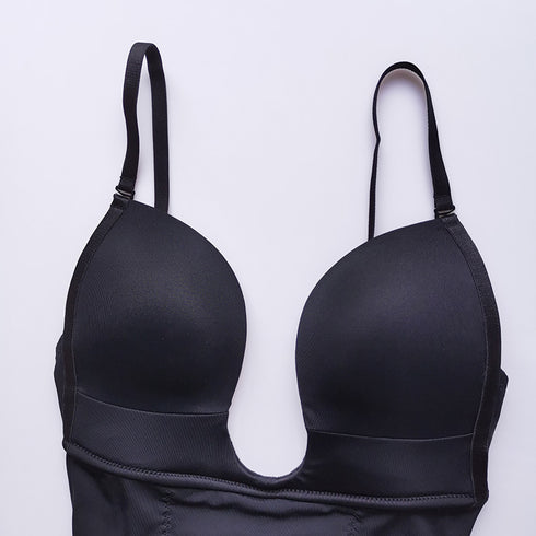 Hot Sale Women's Bodysuits Sleeveless Deep V-Neck Shapewear