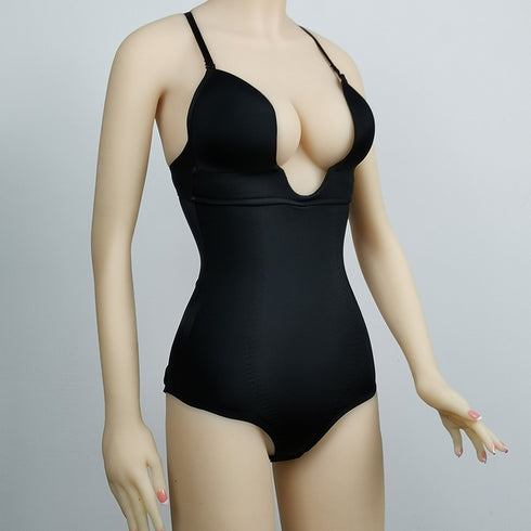 Hot Sale Women's Bodysuits Sleeveless Deep V-Neck Shapewear