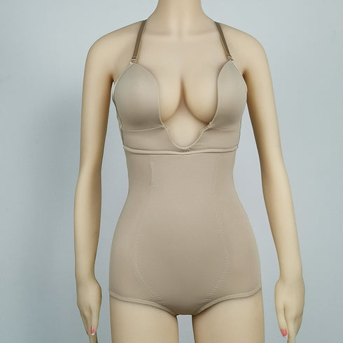 Hot Sale Women's Bodysuits Sleeveless Deep V-Neck Shapewear