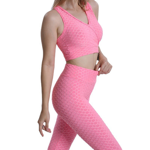 Hot Sale Women's Sport Tank Pants Two Piece Yoga Suits