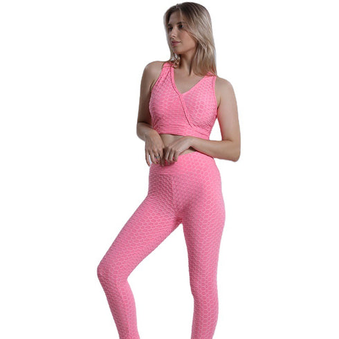 Hot Sale Women's Sport Tank Pants Two Piece Yoga Suits