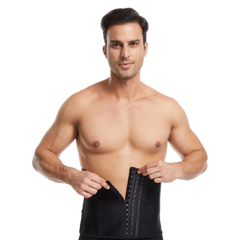 Hot Sweat Latex Men's Body Shaper Sports Waist Training