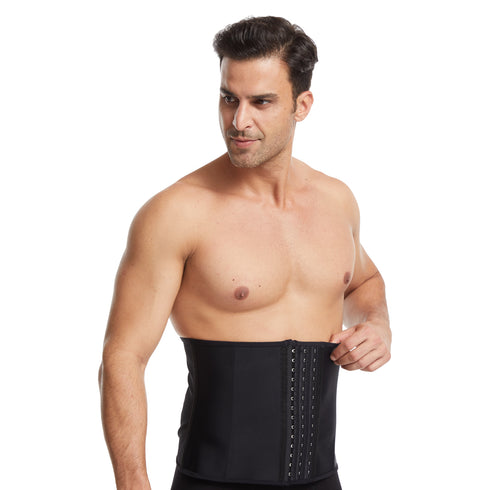 Hot Sweat Latex Men's Body Shaper Sports Waist Training
