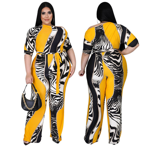 Individuality Lift the Hips Women's Plus Size Jumpsuits