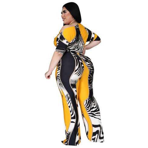 Individuality Lift the Hips Women's Plus Size Jumpsuits