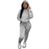 Individuality Women's Hoodie Sports Pants Two Piece Outfit