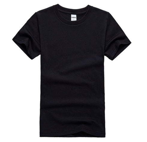 Kids Plain Short Sleeve Crewneck T-Shirt for Custom Logo