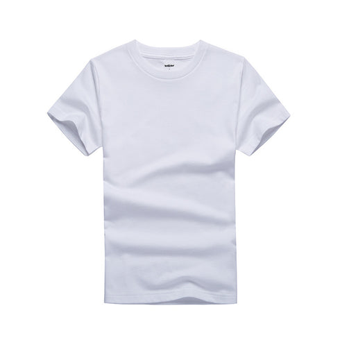 Kids Plain Short Sleeve Crewneck T-Shirt for Custom Logo