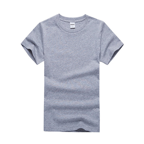 Kids Plain Short Sleeve Crewneck T-Shirt for Custom Logo