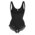 Lace Women's Butt Lifter Side Zip Latex Body Shaper