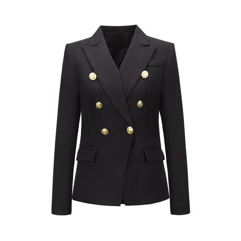 Lapel Collar Coat Long Sleeve Women's Blazers Jackets