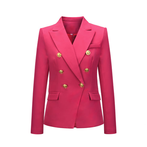 Lapel Collar Coat Long Sleeve Women's Blazers Jackets
