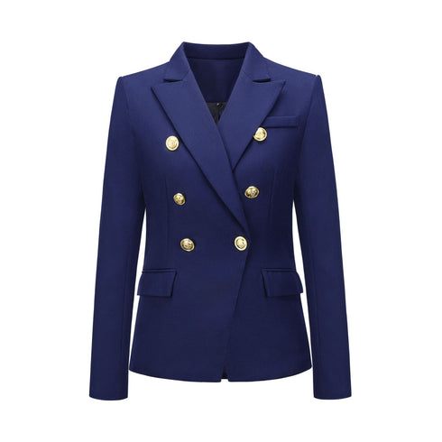 Lapel Collar Coat Long Sleeve Women's Blazers Jackets